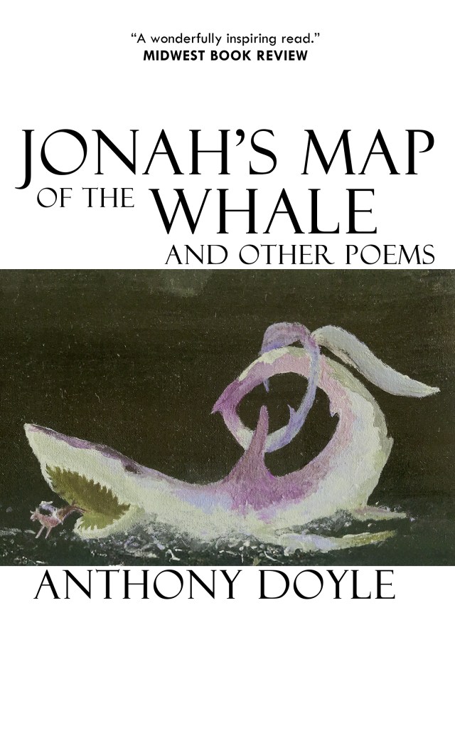 Cover of Jonah's Map of the World: Painting of the whale and Jonah about to get swallowed by the whale